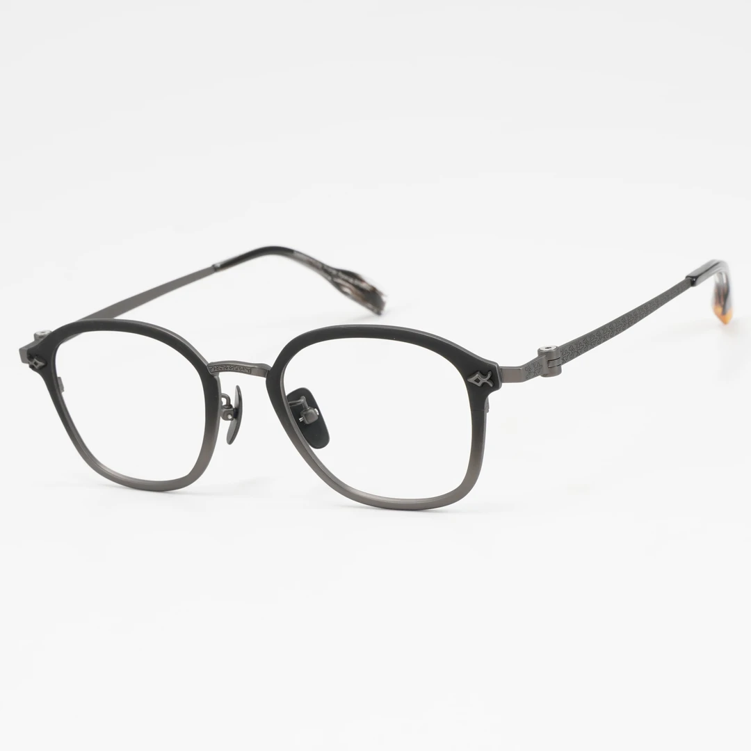 【免费配度数】JINGGEGE敬哥哥 S 83 全钛渐近色专为大脸设计眼镜框