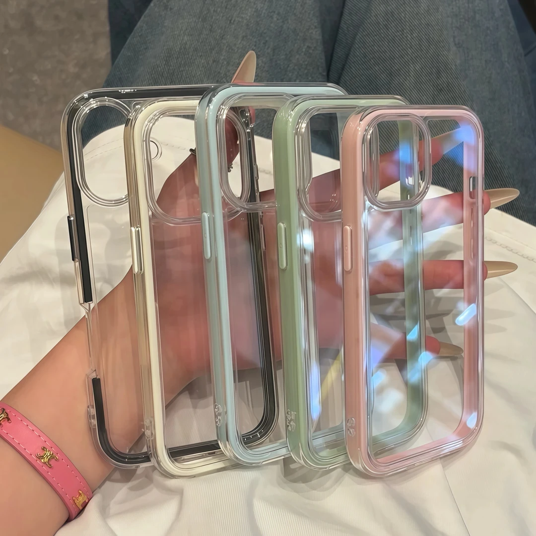 奥菲顿ins风高级透色适用iPhone16手机壳苹果15华为vivo小米oppo