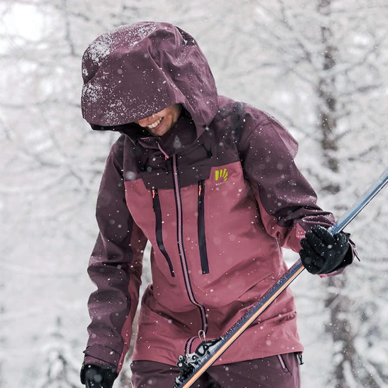 KARPOS户外高海拔滑雪登山冲锋衣女款 PERTEX 防暴雨防风透气
