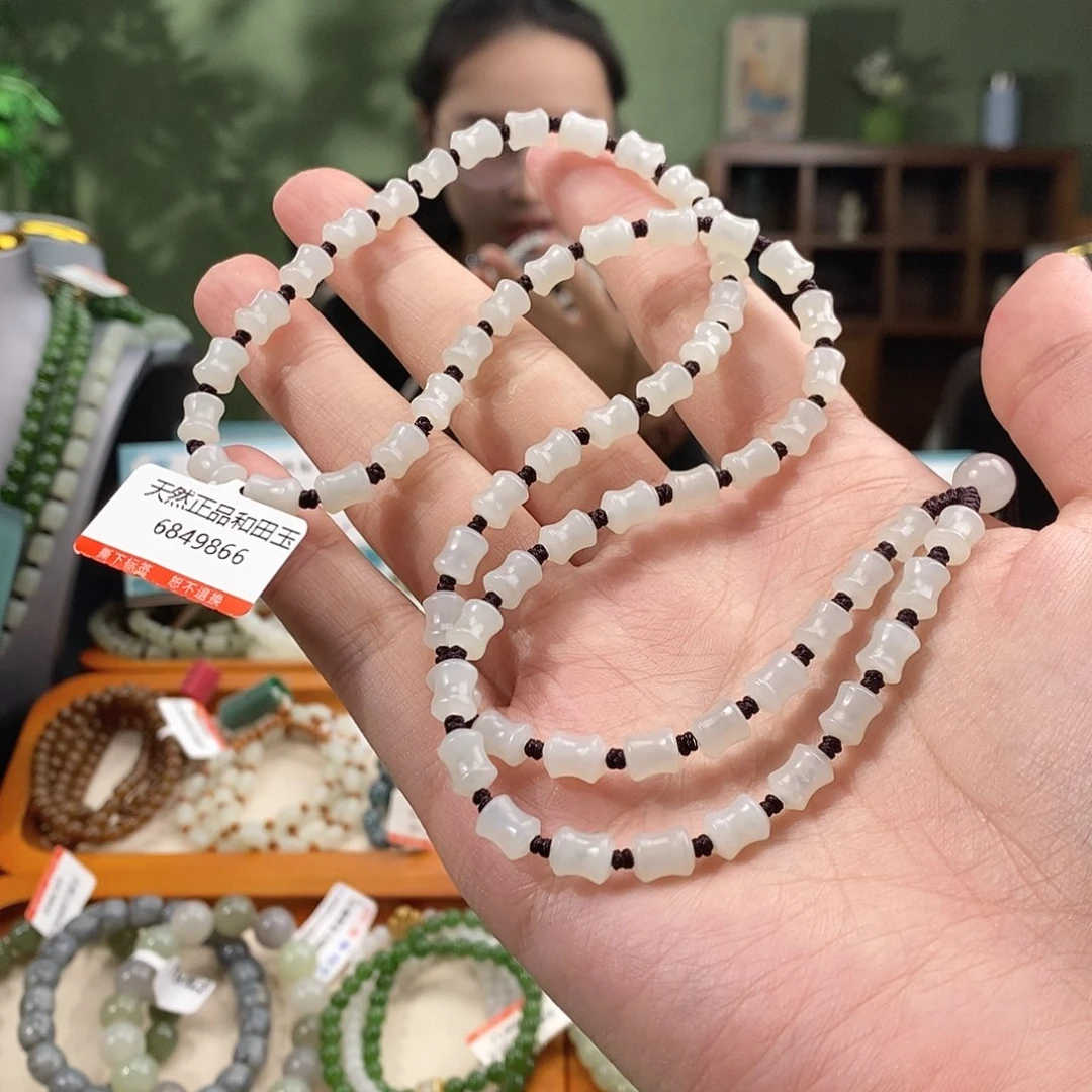 缘***阁和田玉未镶嵌颈饰