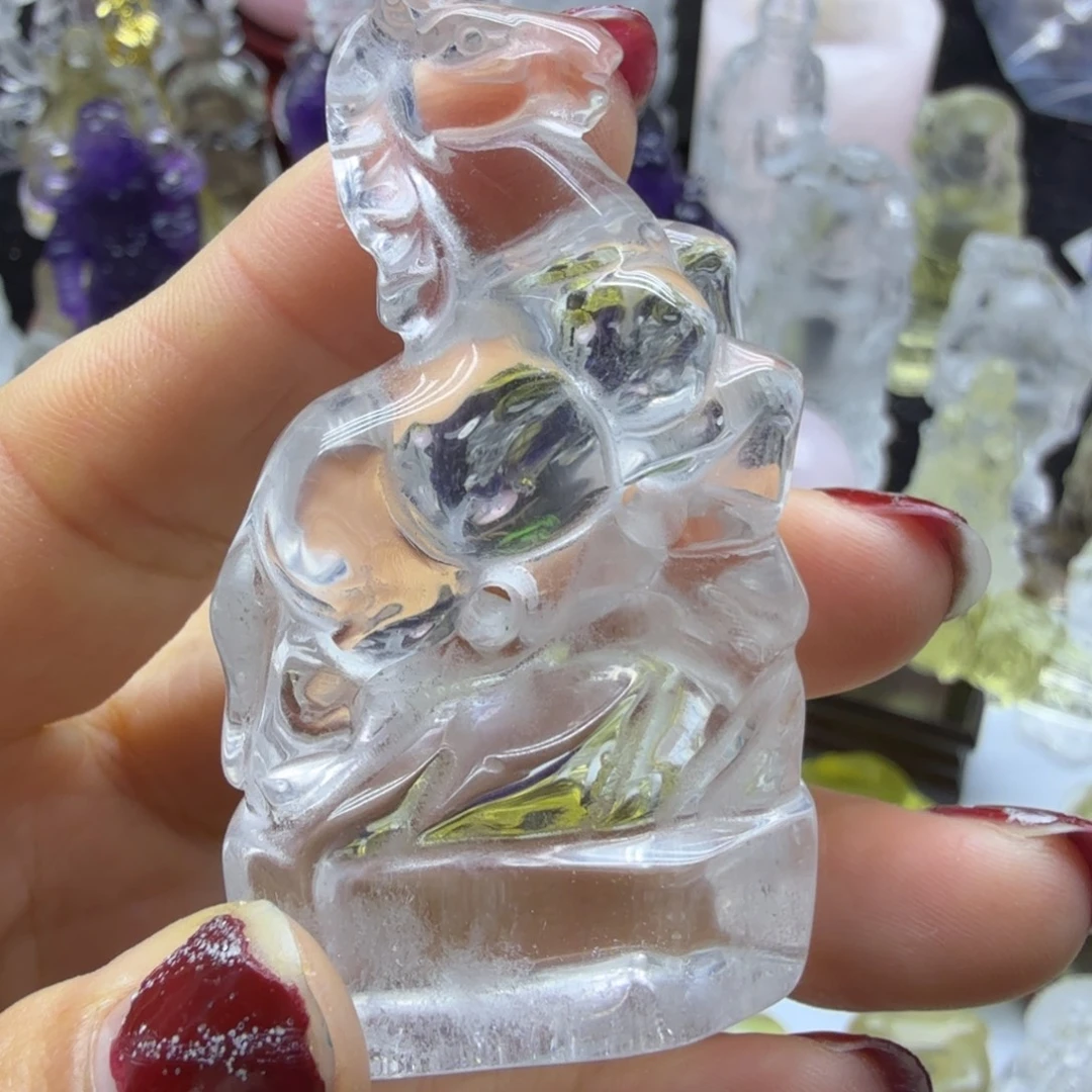 水晶未镶嵌珠宝半成品