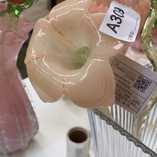 琉璃百合花一支高度46厘米