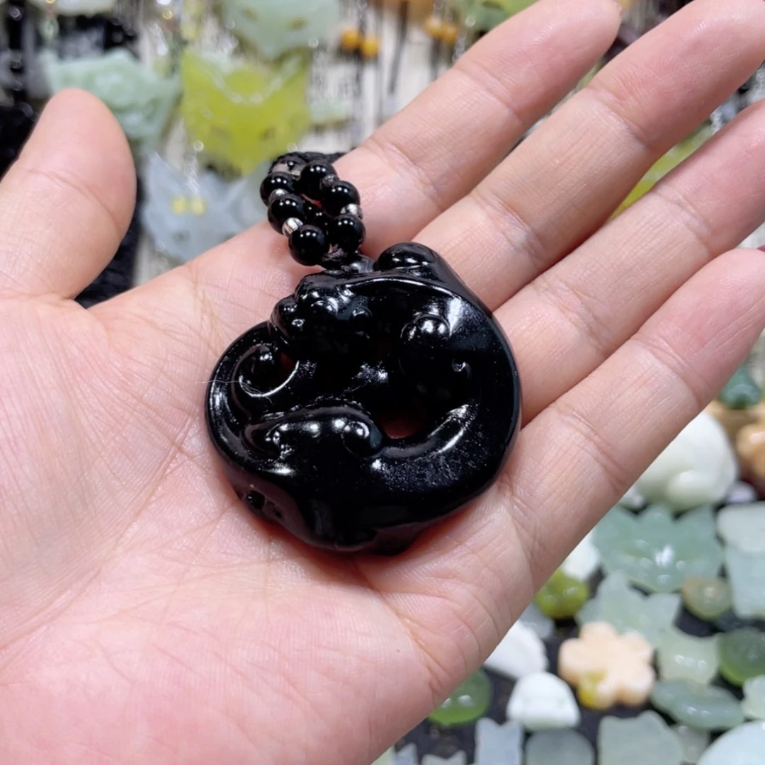 【闪购商品】岫玉未镶嵌颈饰78吊坠