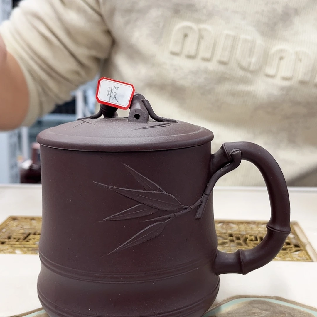 茶杯紫砂微瑕盖杯1111