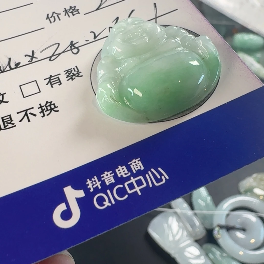 翡翠未镶嵌颈饰颈饰