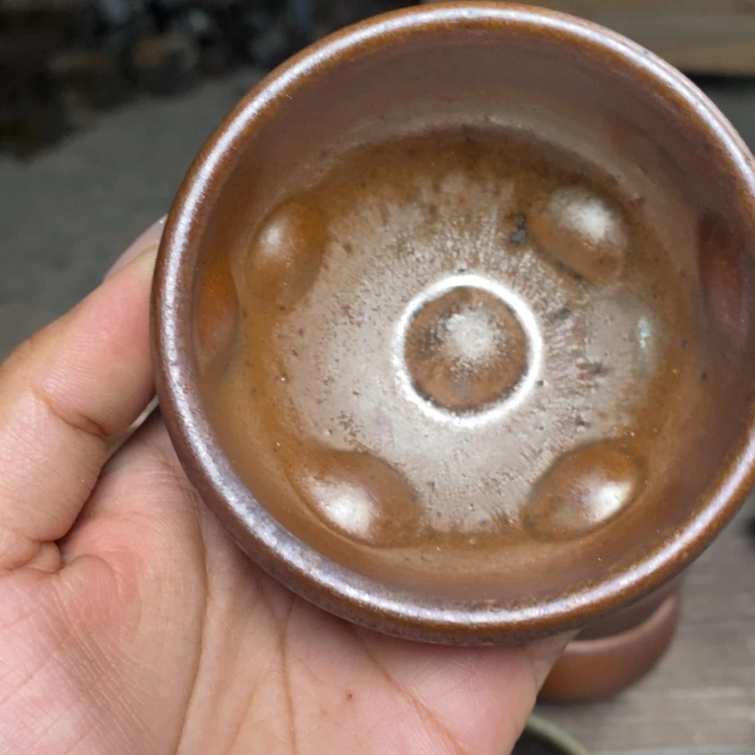 感***"杯浪鬼柴烧      无忌系列 鼓包