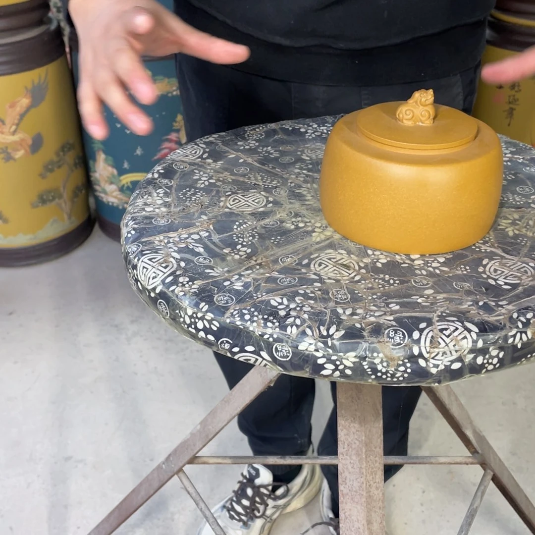 宜兴原矿紫砂茶叶罐