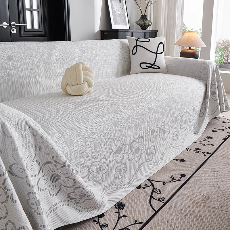 花醒|沙发套罩夏季凉感丝沙发盖布冰丝坐垫防滑夏天2025新款凉席