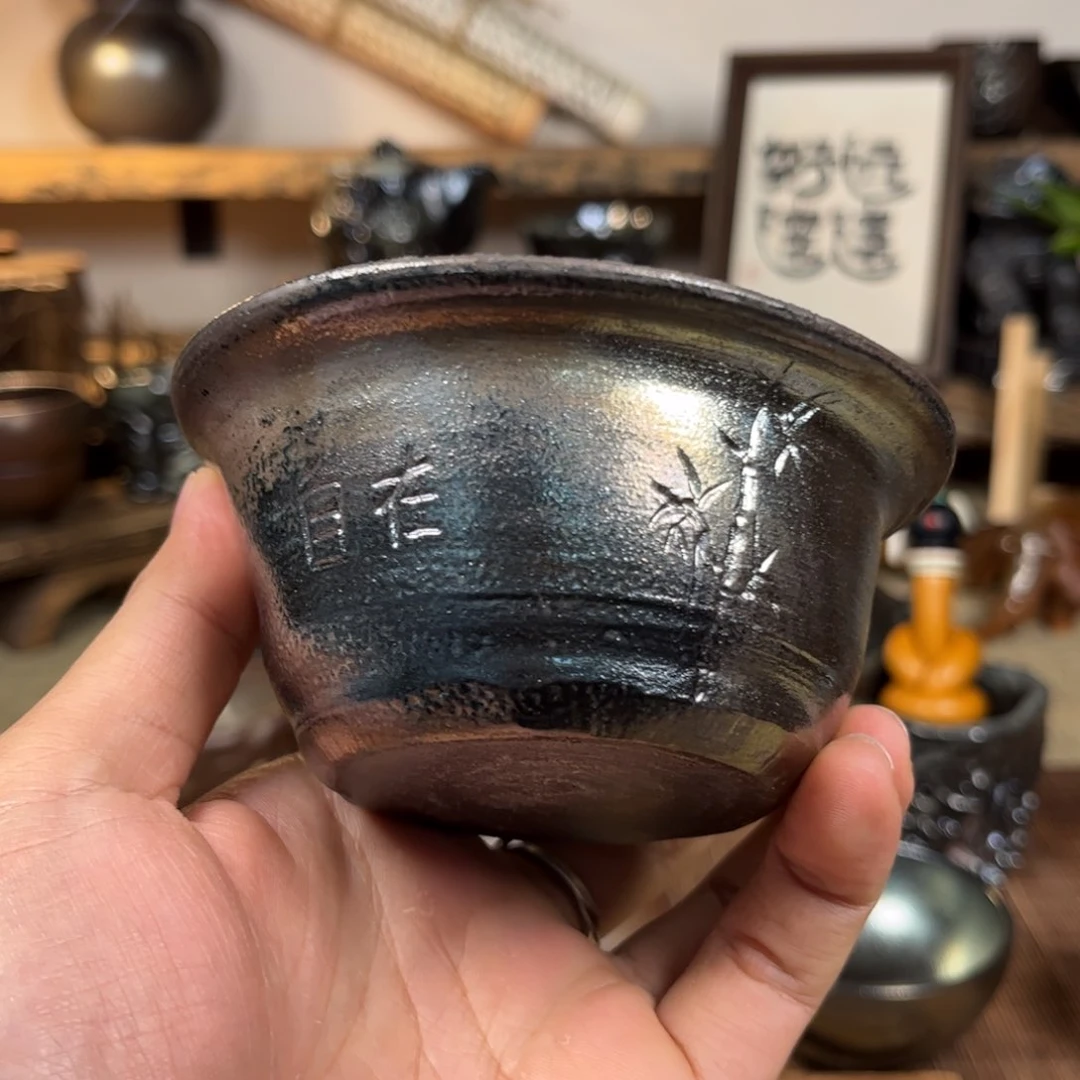 建水紫陶三木柴烧