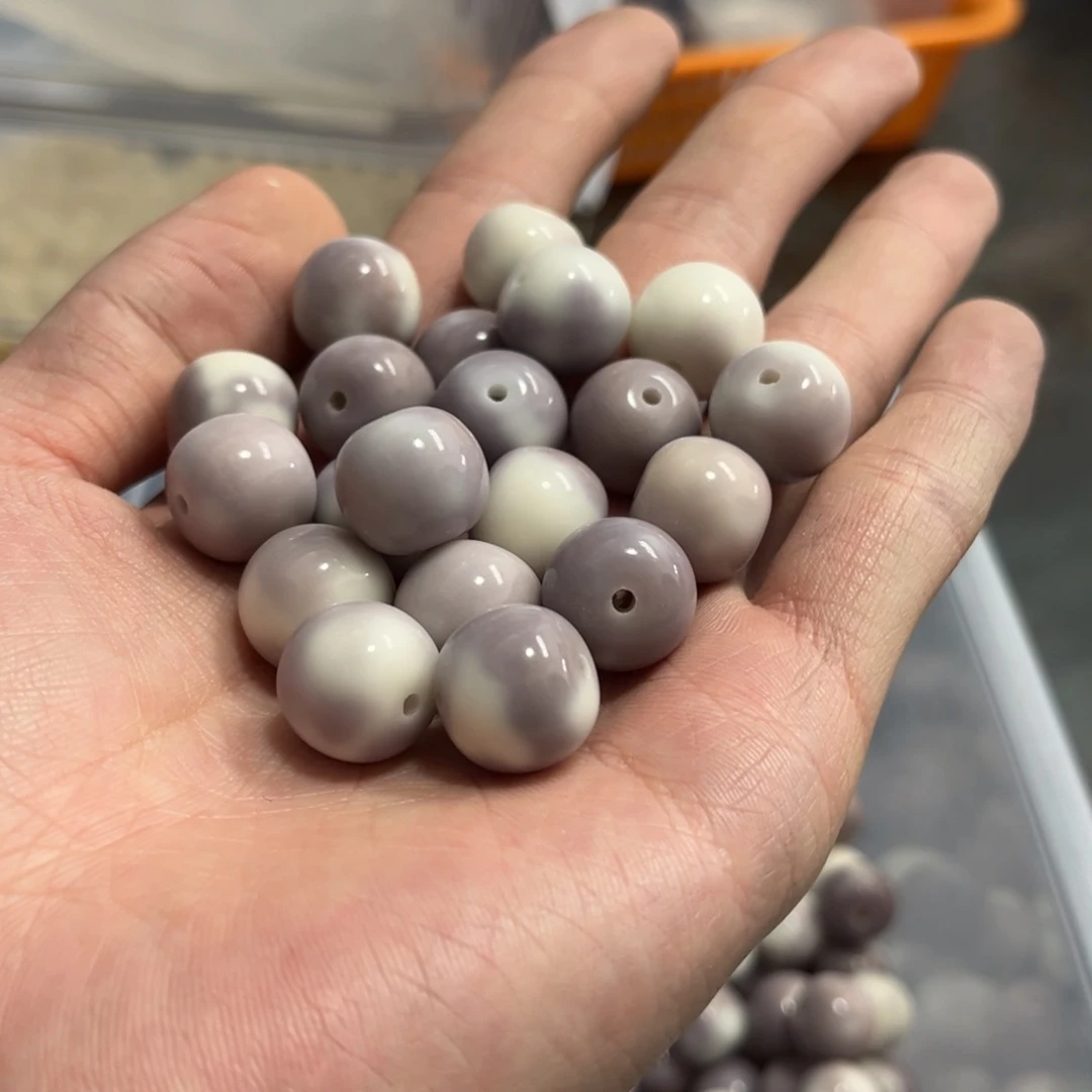 【闪购商品】白玉菩提吊坠c14/30+5颗干磨芋泥波波