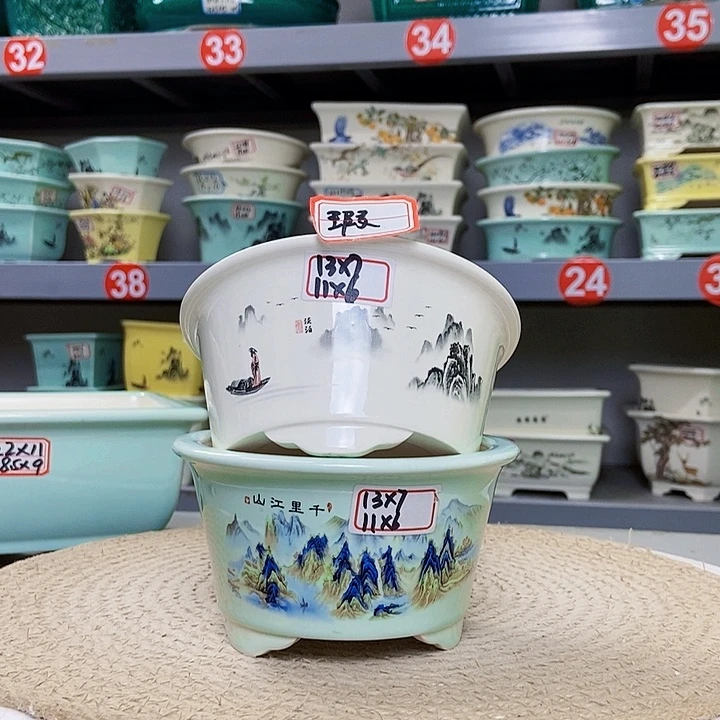 紫砂花瓶紫砂花盆