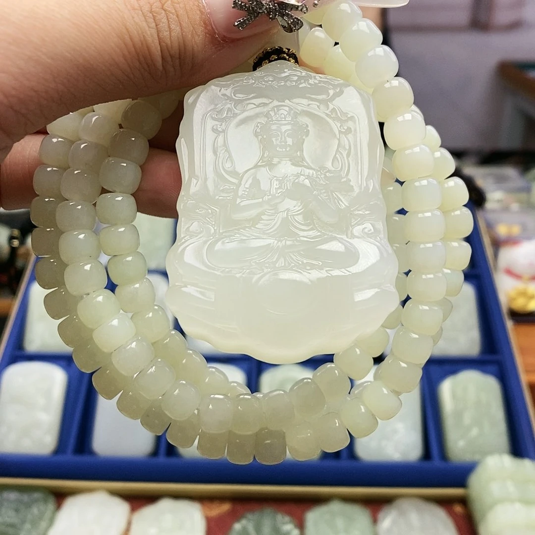 【闪购商品】和田玉颈饰未镶嵌清**雨