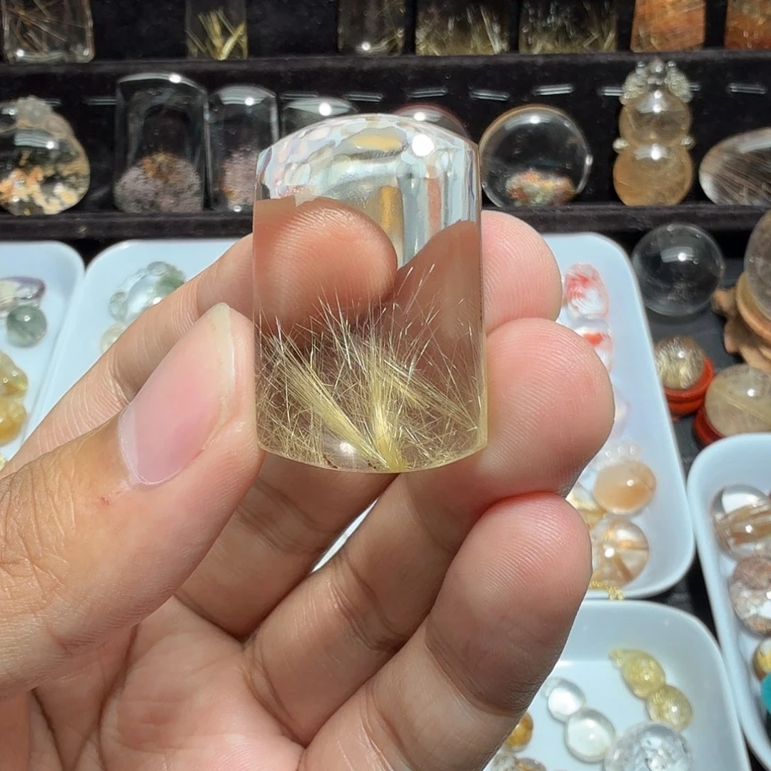 迎***⁹未镶嵌水晶颈饰水晶