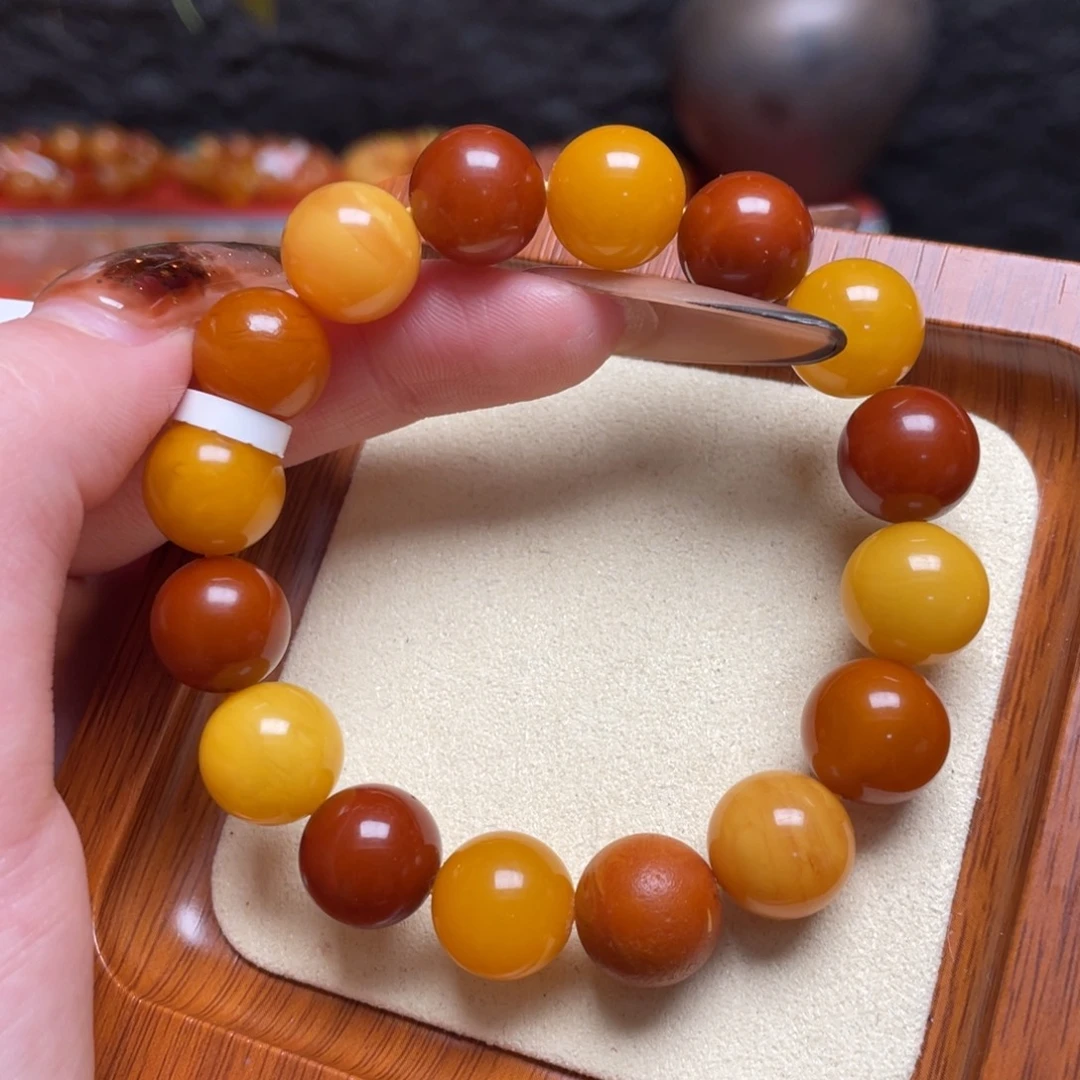 蜜蜡未镶嵌手链手串