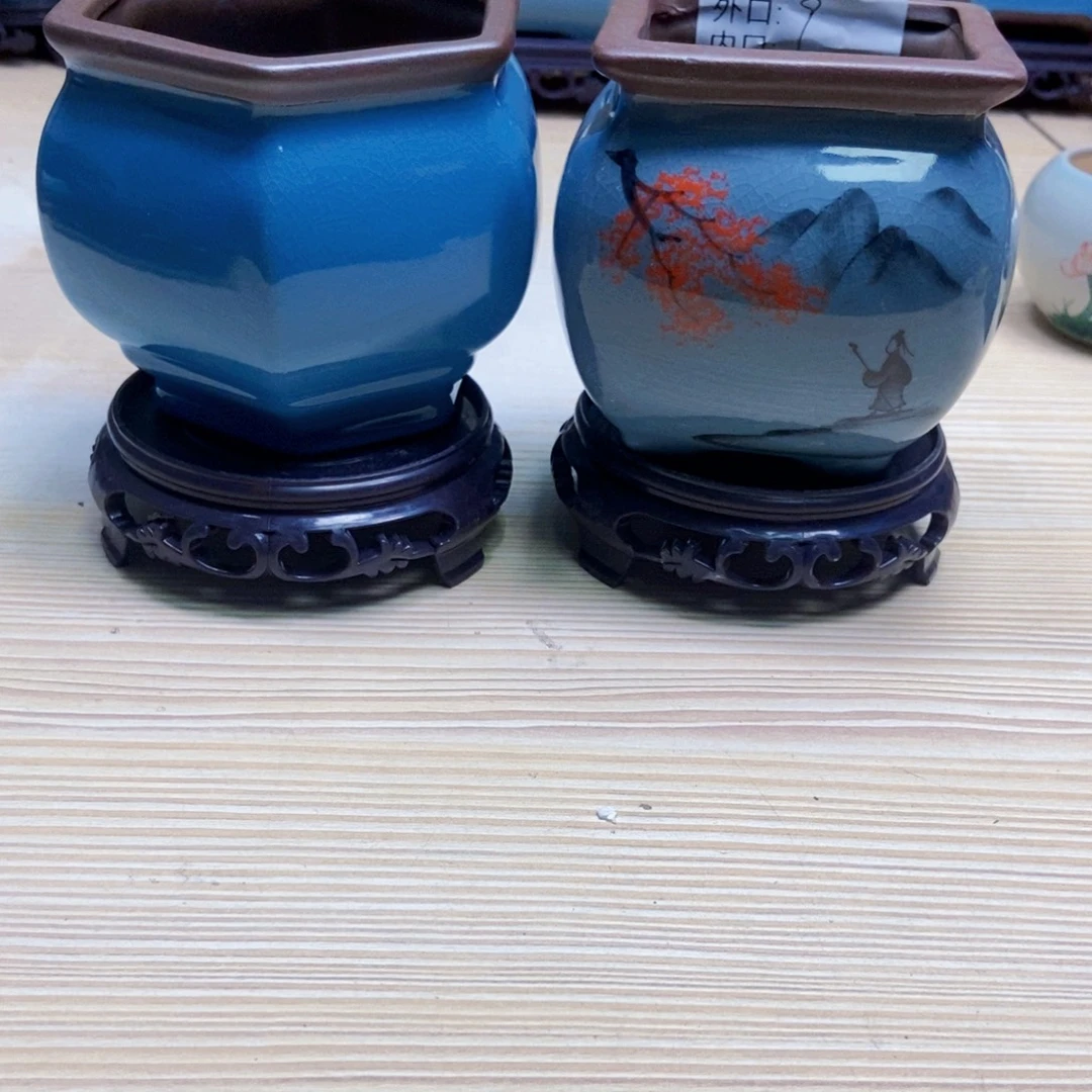 瓷片陶瓷花盆陶瓷艺术