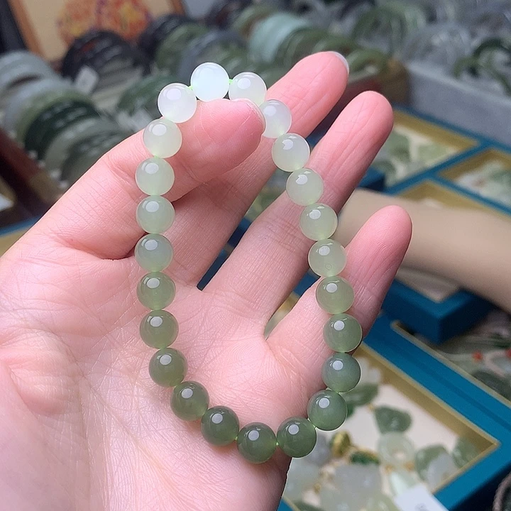 和田玉未镶嵌手链