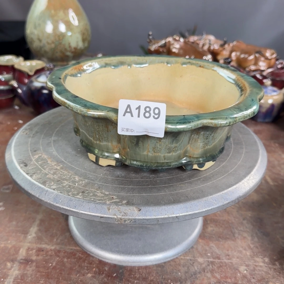 紫砂花盆无*189瑕疵品