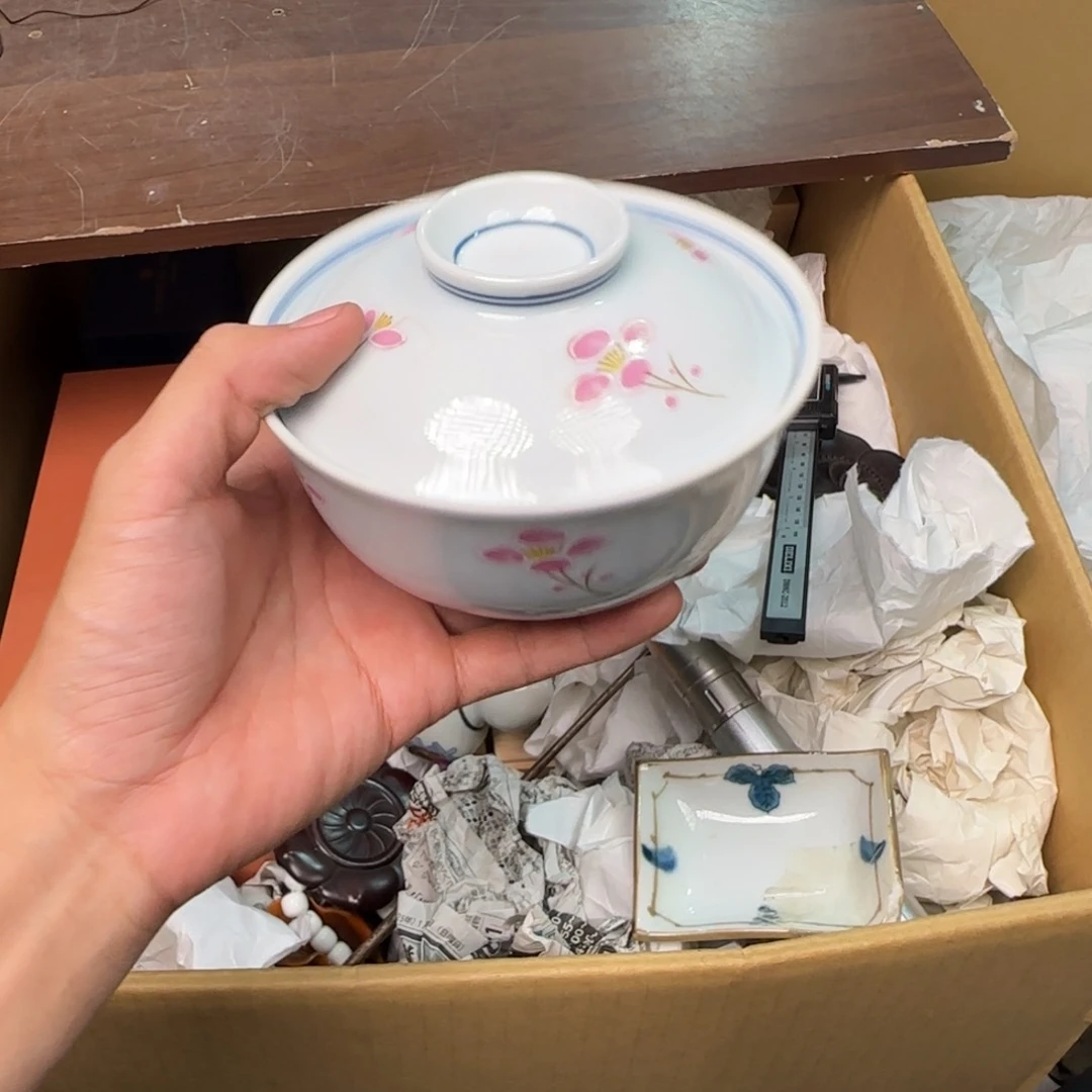 朱泥陶瓷孤品单件车里拍