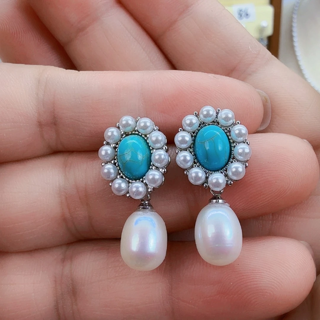 未镶嵌淡水珍珠耳饰