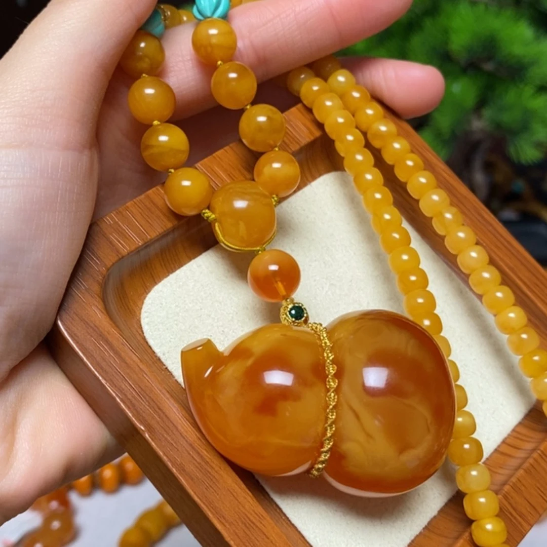 【闪购商品】蜜蜡颈饰未镶嵌项链