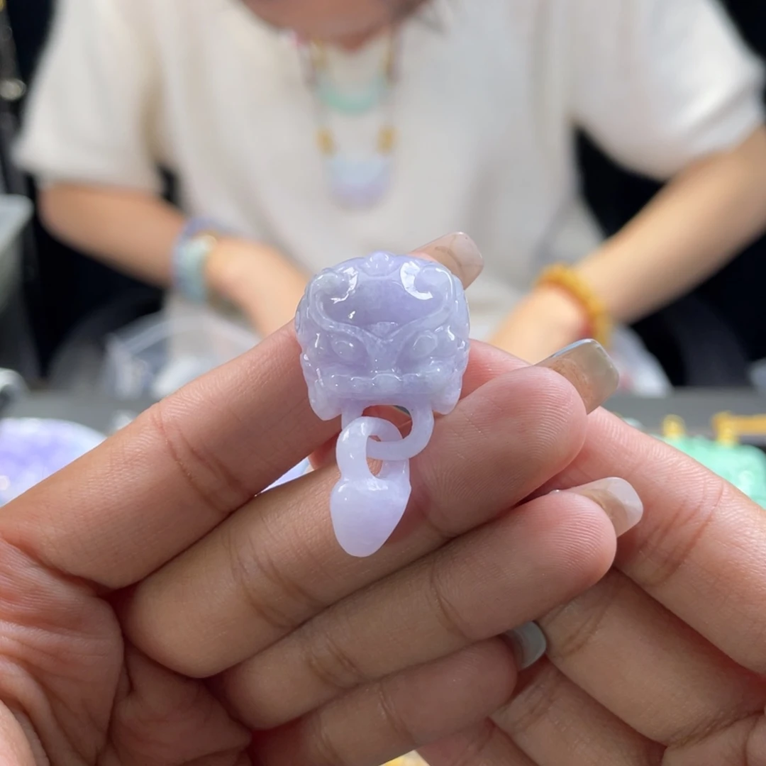 翡翠未镶嵌颈饰代编织