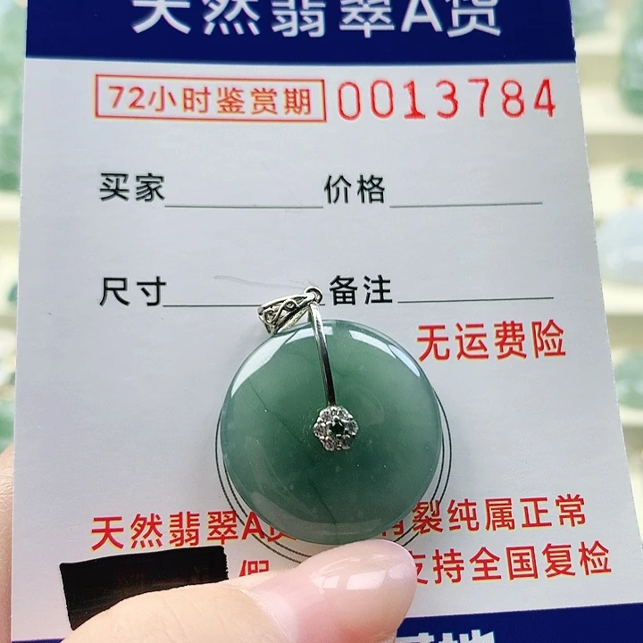 颈饰未镶嵌翡翠吊