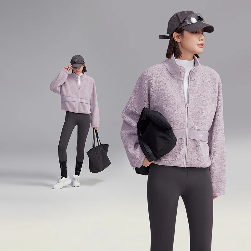 CLOUDSPACE/云上生活【轻绒】摇粒绒外套开衫2024冬保暖抓绒衣女