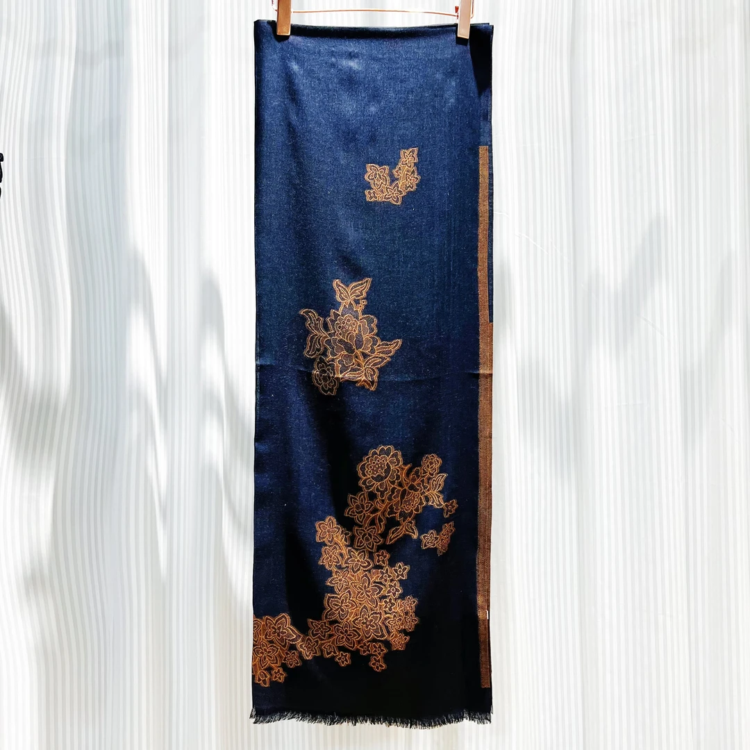 【萨拉迪恩】真丝羊毛围巾