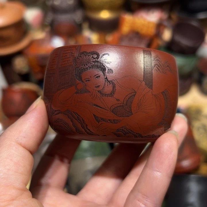 茶杯紫砂宜兴紫砂主人杯
