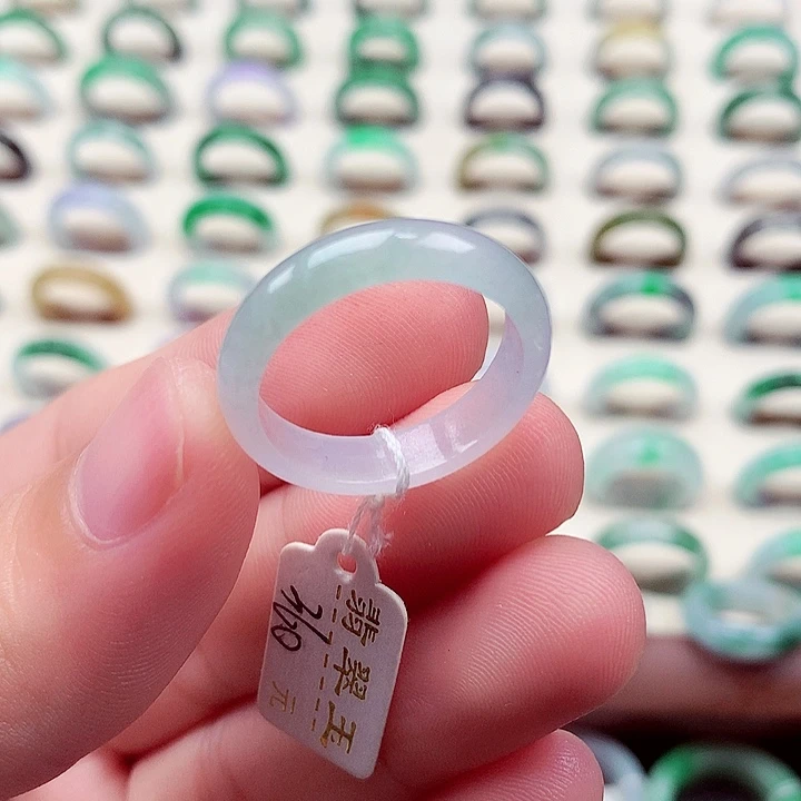 未镶嵌戒指翡翠20-21号