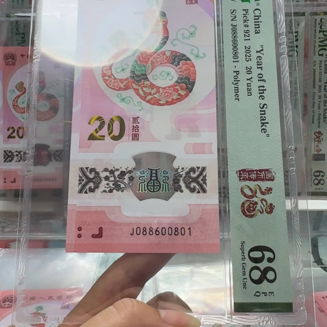 未***来塑料蛇钞J088600801