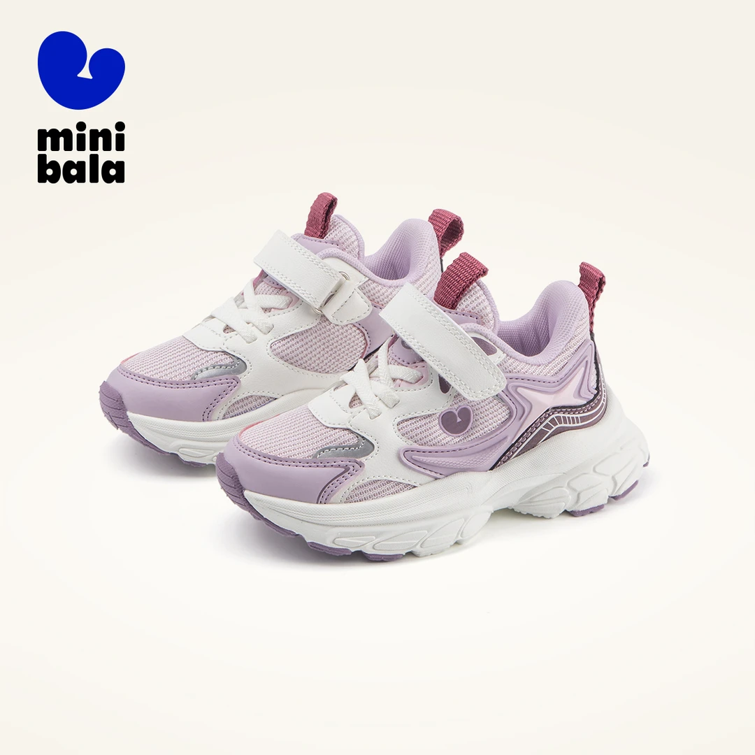 迷你宝宝巴拉巴拉儿童鞋子春秋新款女童轻便运动鞋男童鞋子雅丹风