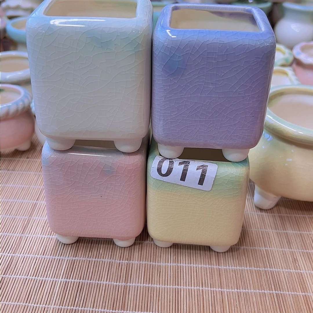 红陶陶瓷花盆当场满12包邮