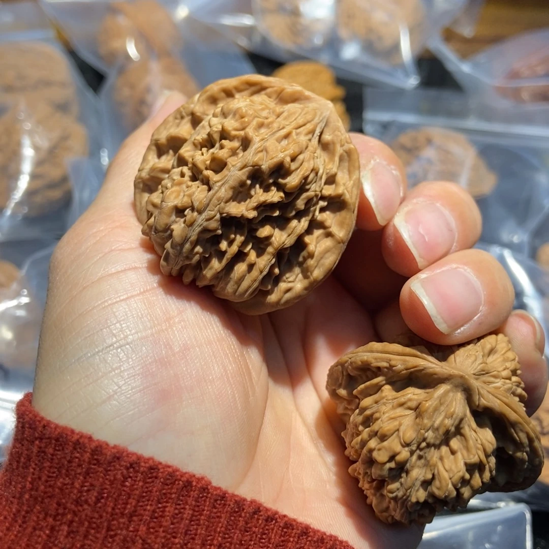 吊坠文玩核桃三角四座楼80