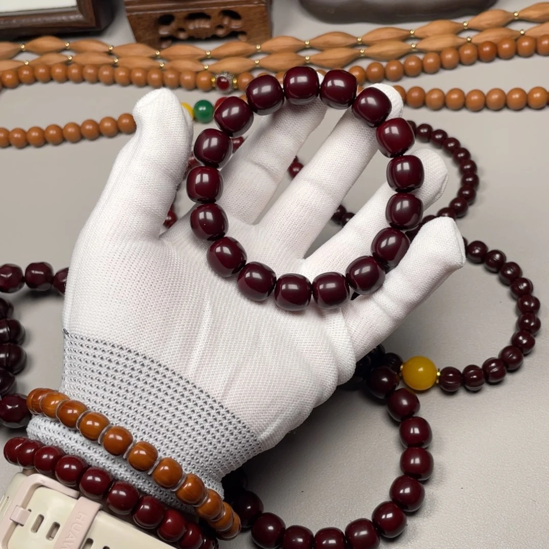 白***吖猴头核桃手串老型