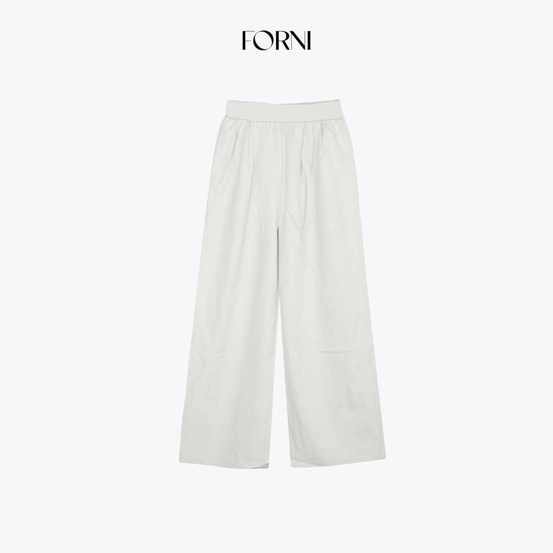 FORNI 松紧腰休闲裤