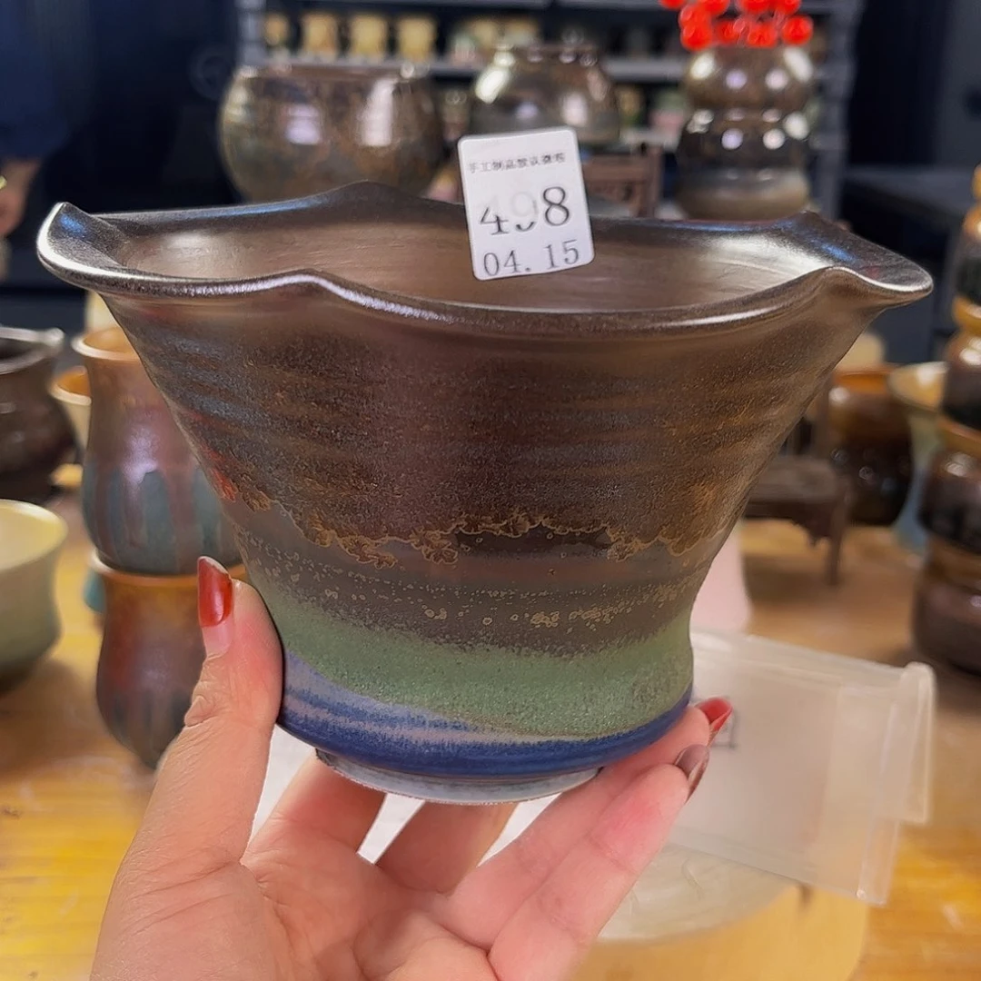 摆件冬****花景德镇陶瓷手工制作