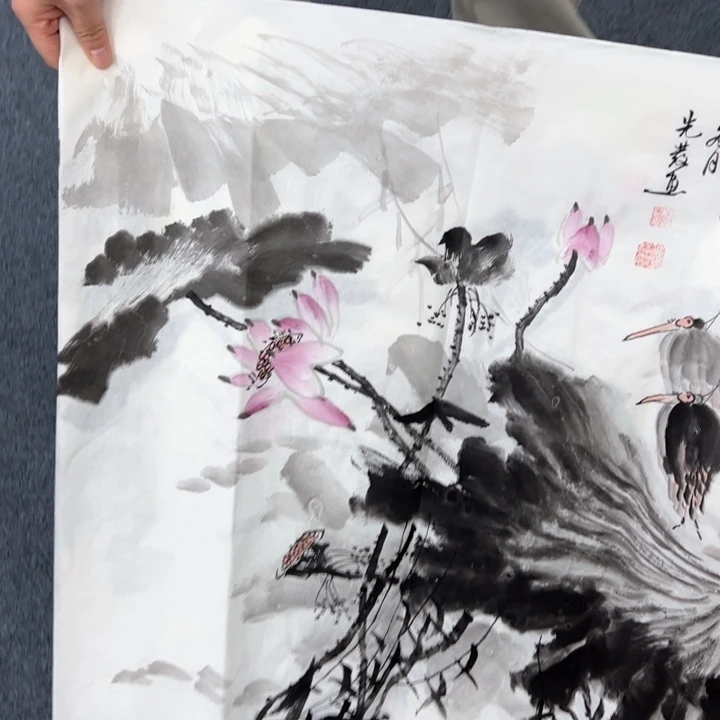 国画纯手绘作品欣赏图
