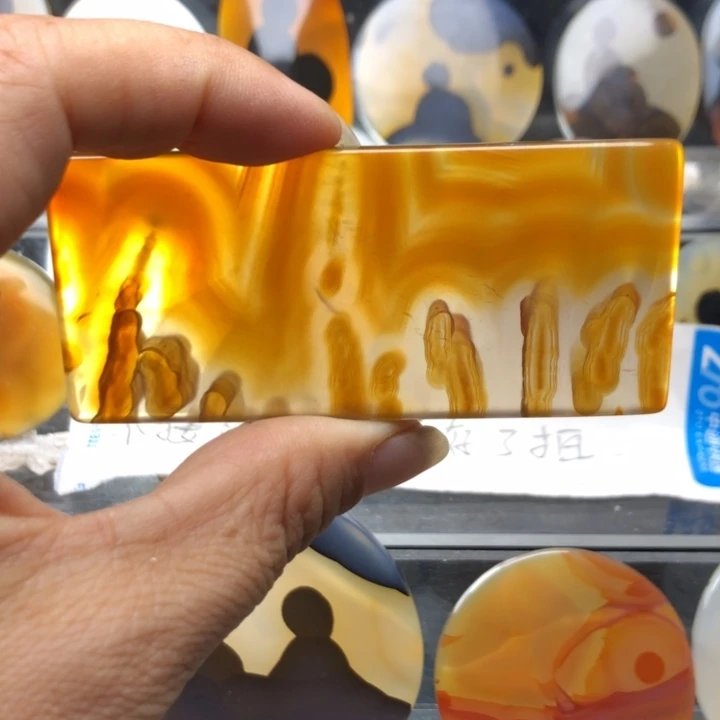 合金玛瑙/玉髓珠宝奇石69有瑕