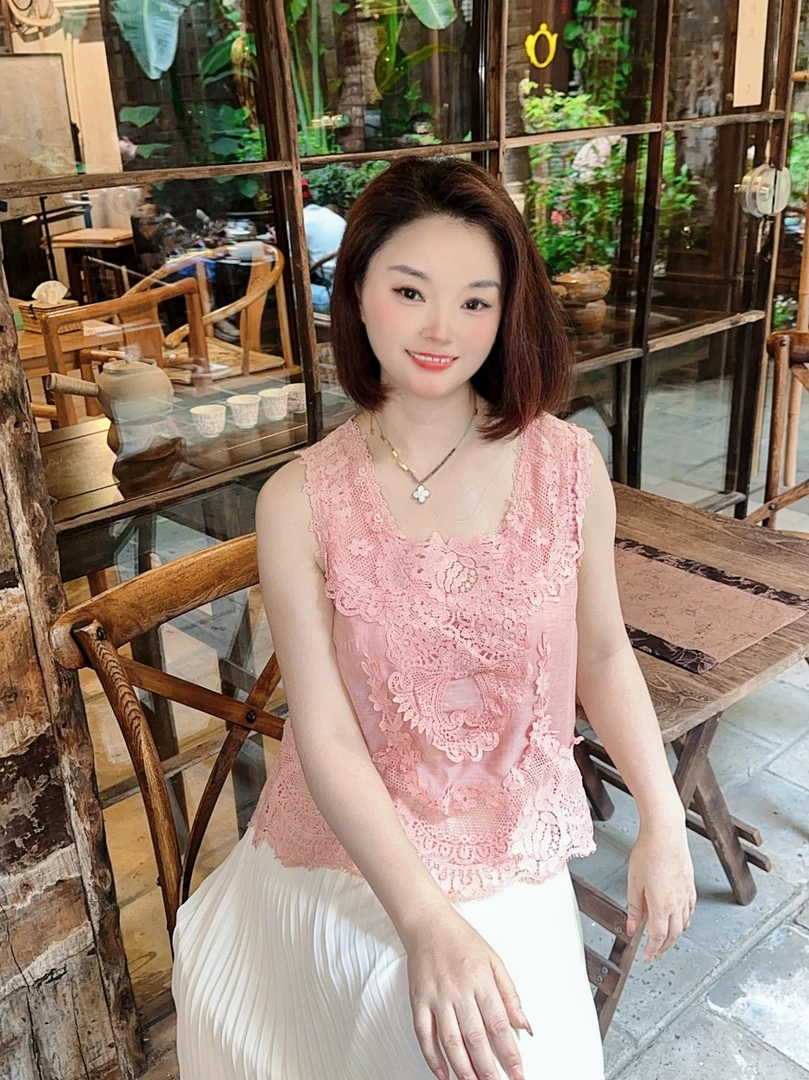 重工水溶宽松法式百搭背心