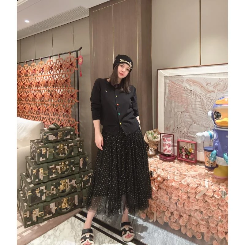 （直播）BETTERJOELAY-【鎏金年华】时尚百搭时尚半身裙学院风HW8719