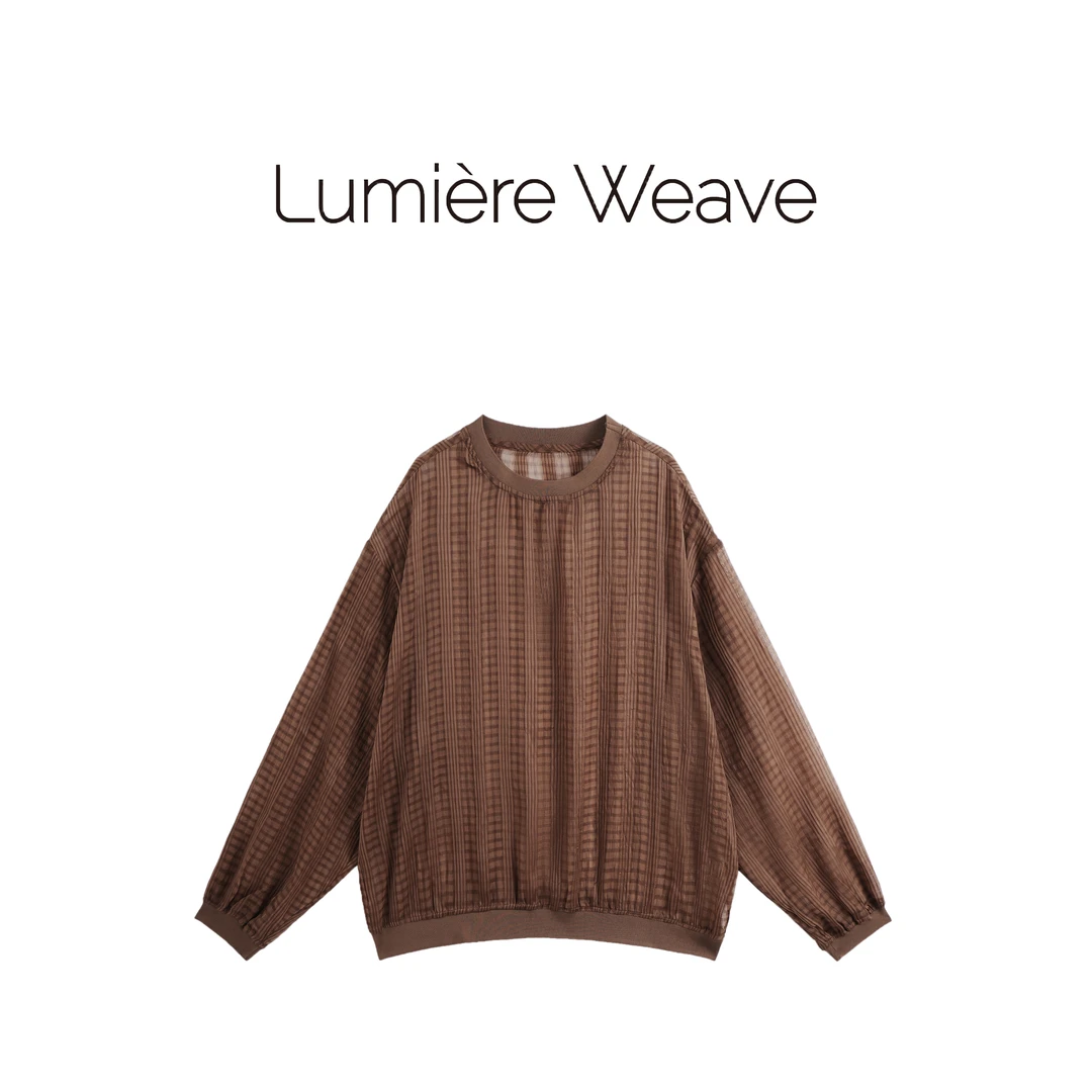 LumièreWeave【茶点】LWCA2004套头衬衣