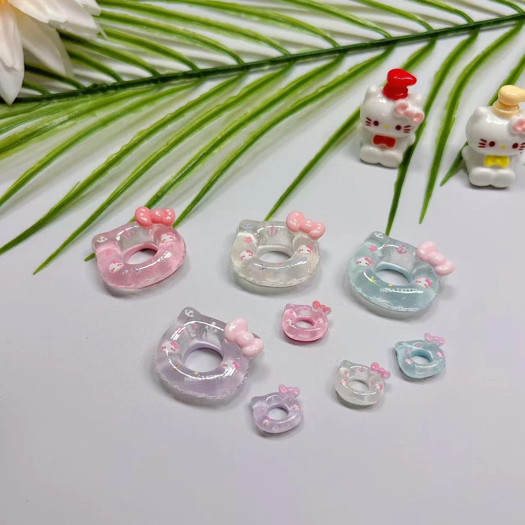 【kt游 泳 圈大号】安小小定制diy饰品 配件可打孔手机饰品