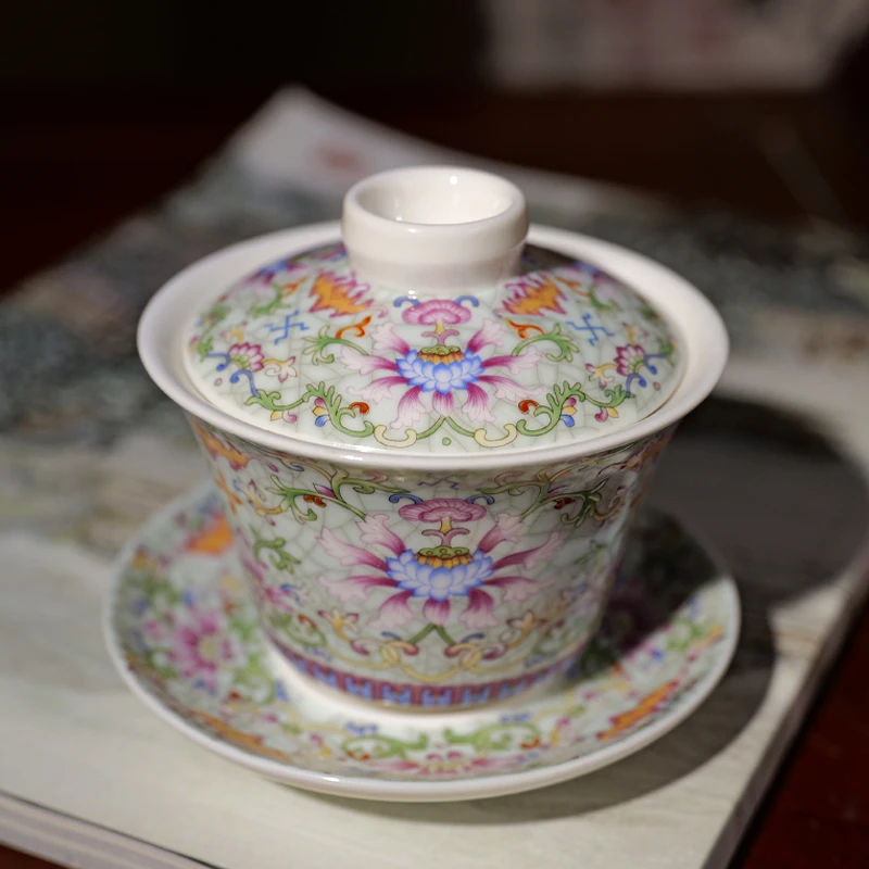 景德镇陶瓷盖碗泡茶杯002