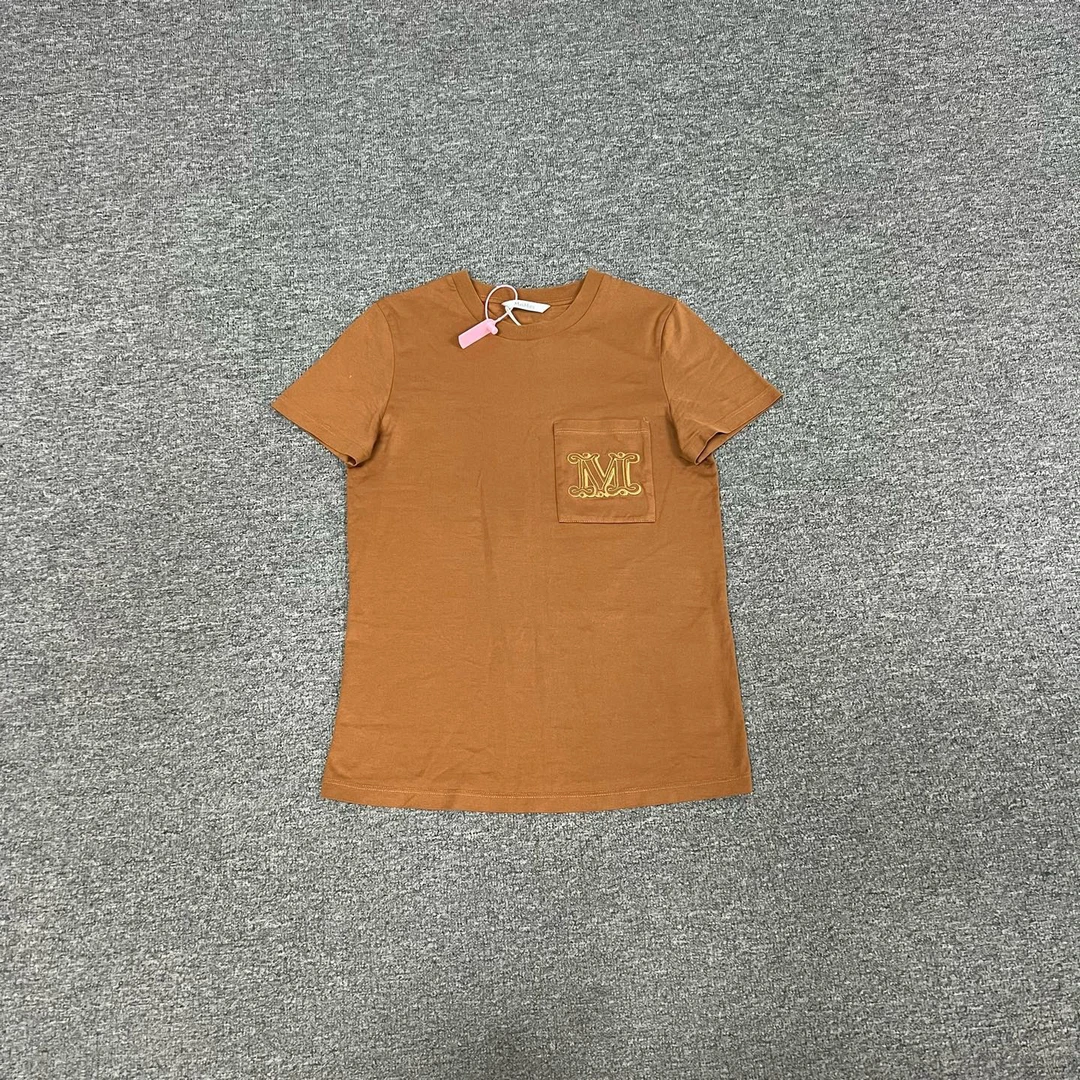 99新 AMIPARIS maxmara 焦糖色短袖