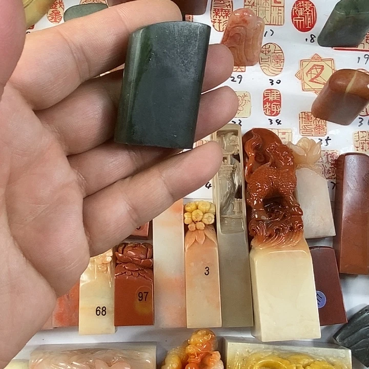 红***军辽宁石现场直播篆刻