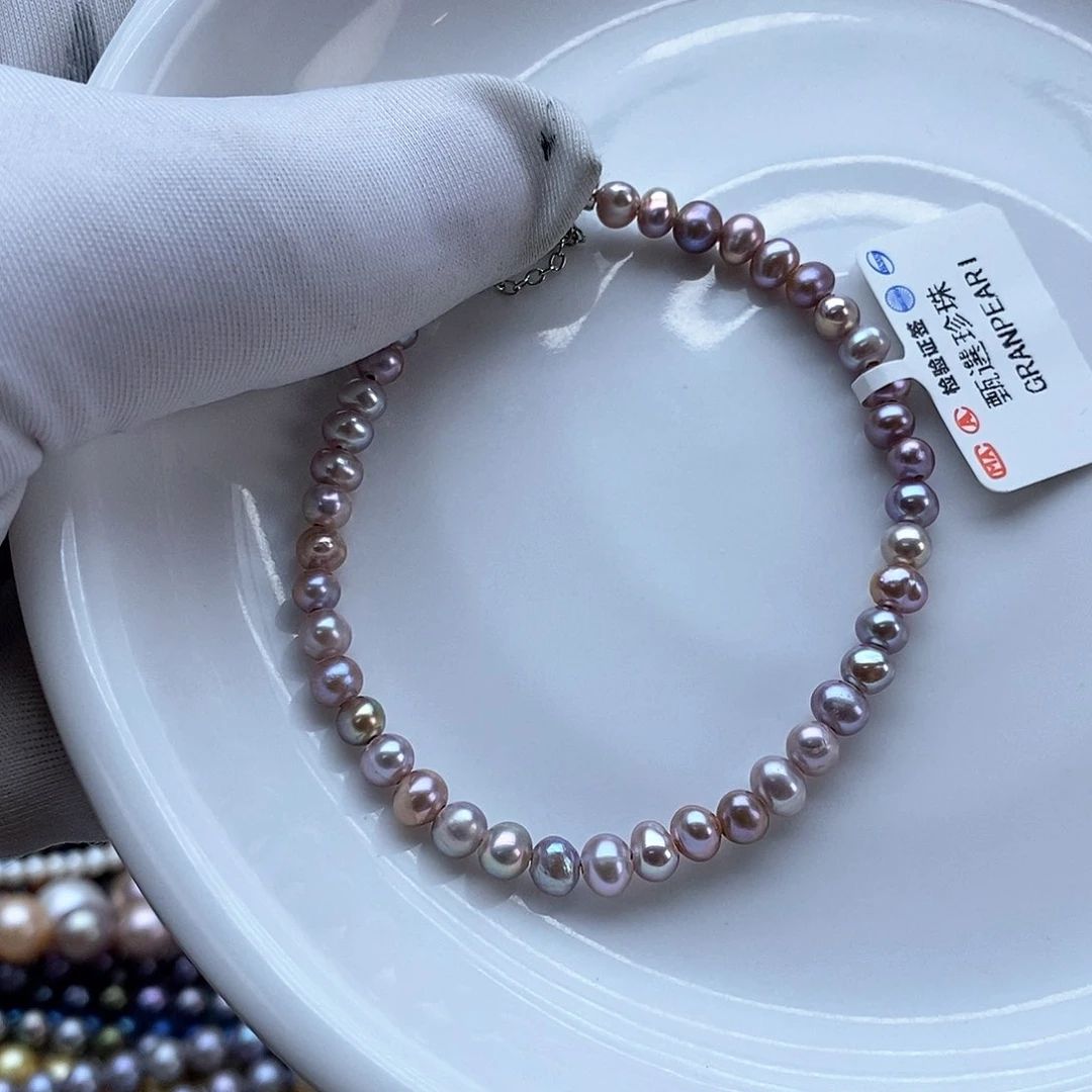 海水珍珠颈饰银S925镶嵌