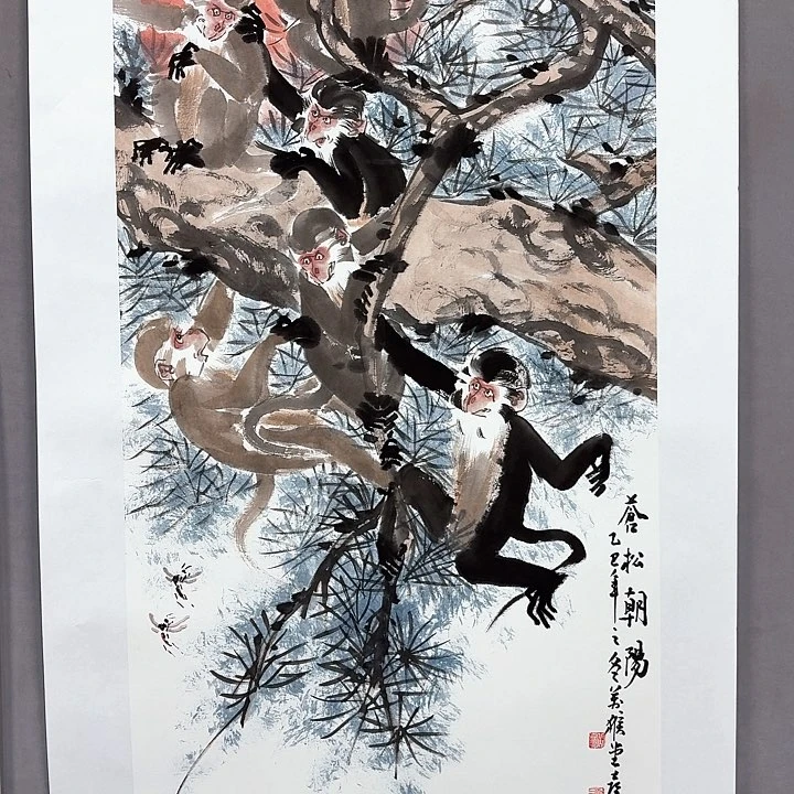 国画亲笔手绘放心去藏