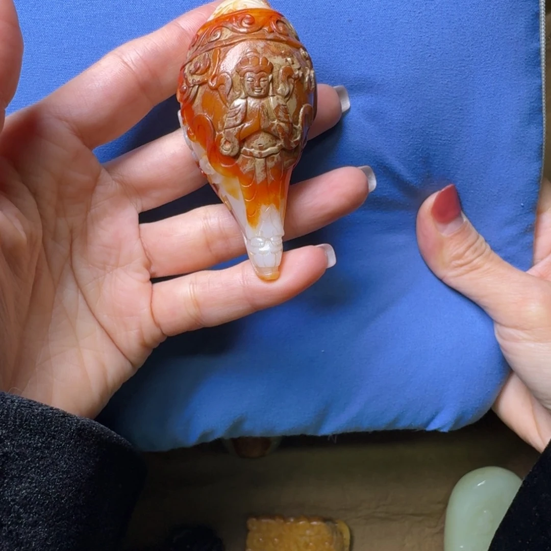 小***戒和田玉（糖玉）未镶嵌颈饰