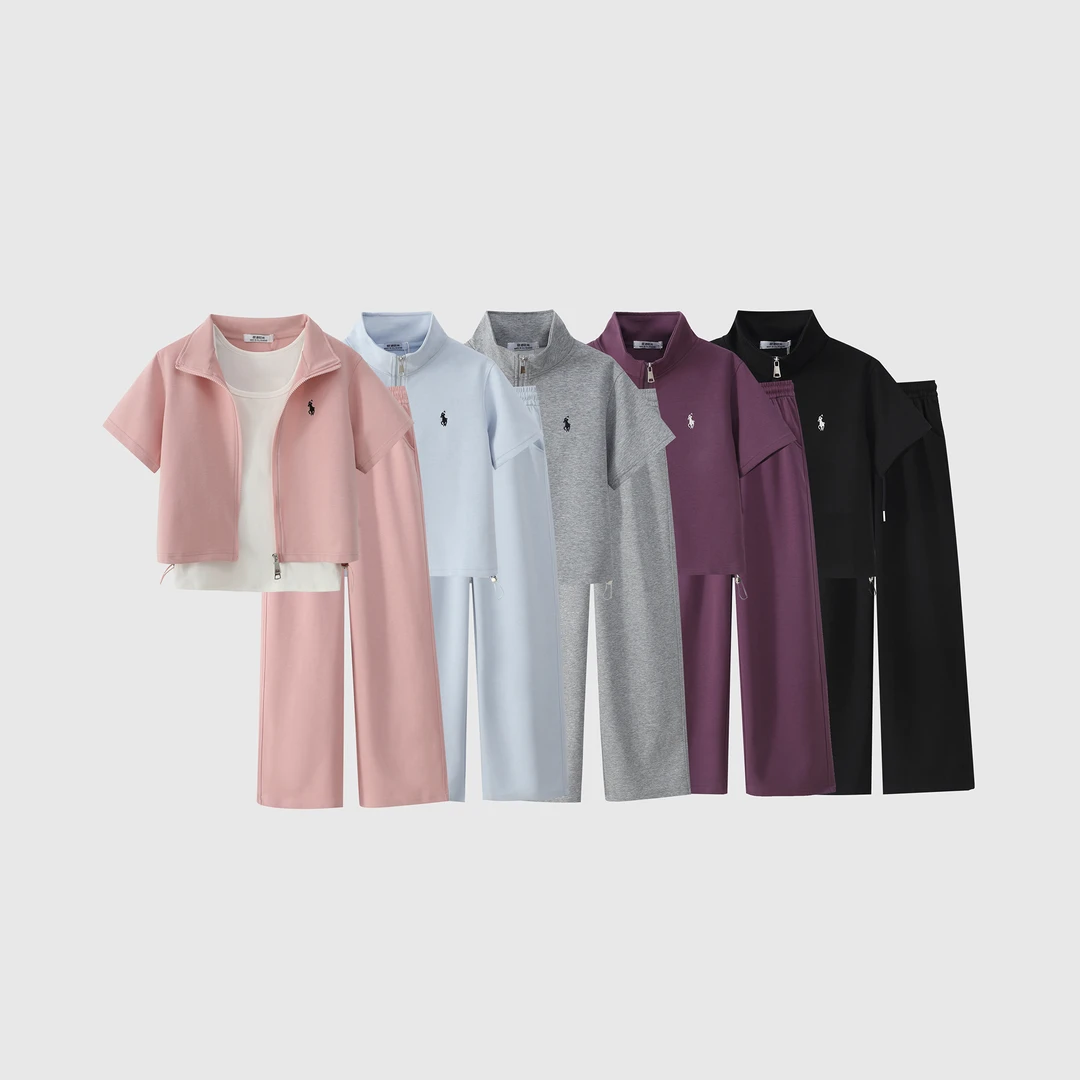 2025新款夏季韩版时尚洋气百搭显瘦套装三件套（812）A